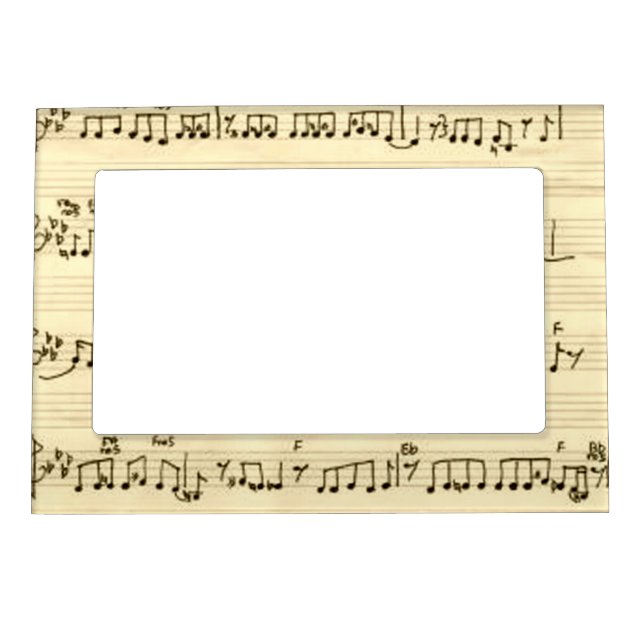 Music Sheet Keep Of The Promise Song Magnetic Phot Photo Frame (Front)