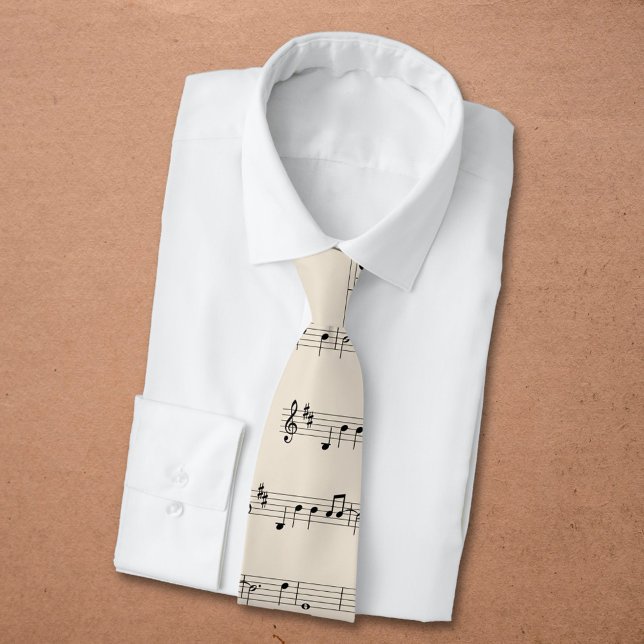 Music Sheet Neck Tie (Music Sheet Neck Tie)