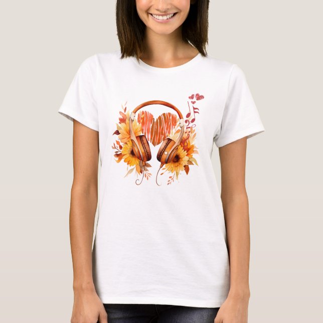 Music Shirt, Difficult Times Shirt, Musician Autum T-Shirt (Front)