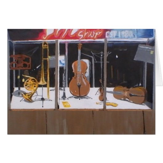 Music Shop Cards (Front Horizontal)