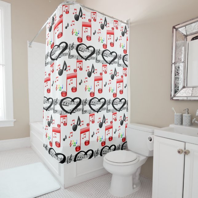 Music Shower Curtain (In Situ)