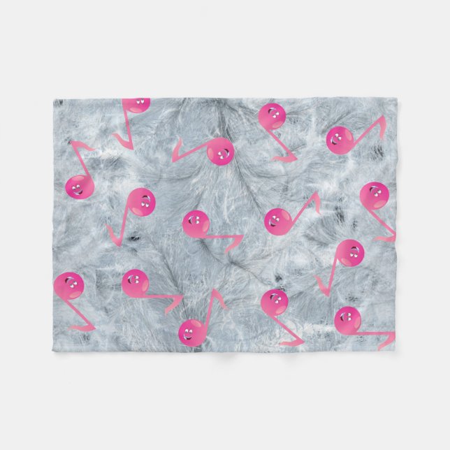 Music sign baby blanket (Front (Horizontal))