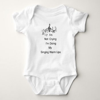 Music Singing Baby Jersey Bodysuit by The_Music_Shop at Zazzle