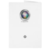 Music Skull Blank Card Guitar Notes (Back)