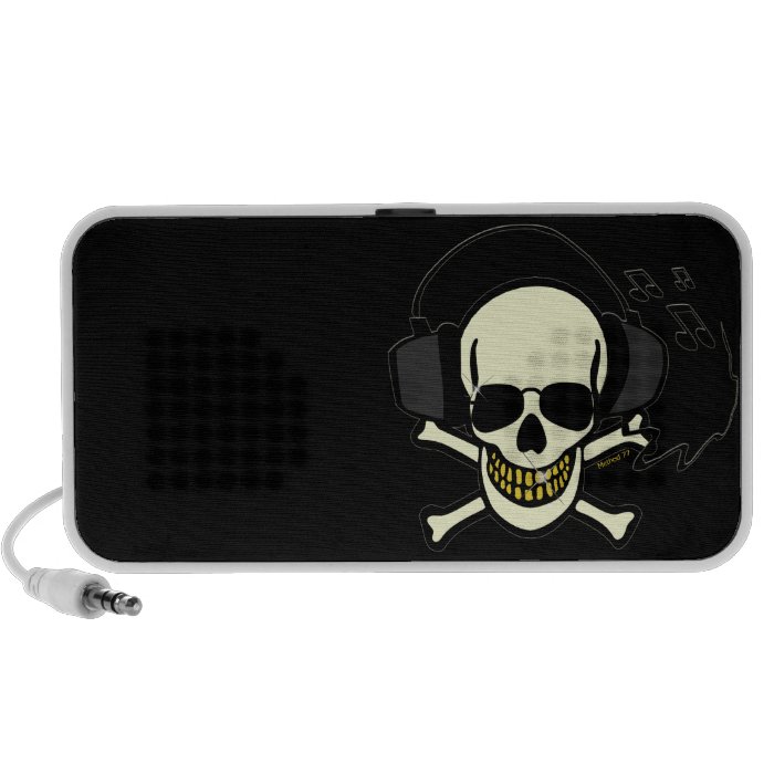 Music Skull Doodle Speakers