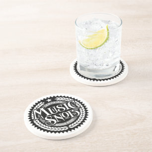 Music Snob - funny music lover Coaster