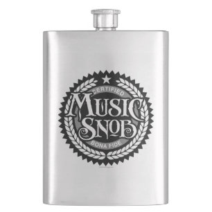 Music Snob - funny music lover Flask