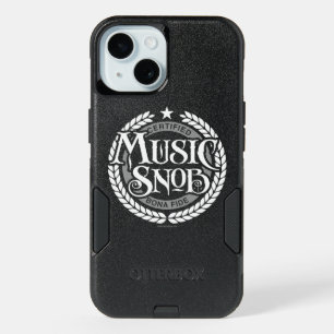 Music Snob - funny music lover iPhone 15 Case