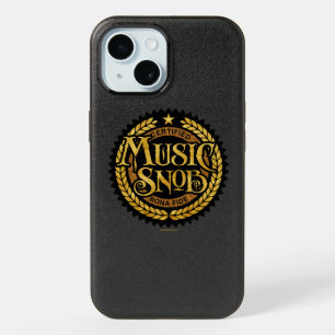 Music Snob - funny music lover iPhone 15 Case