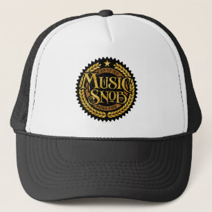 Music Snob - funny music lover Trucker Hat