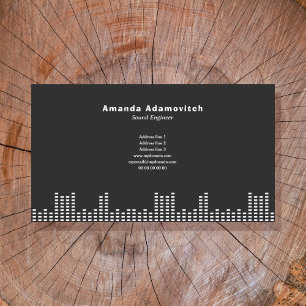 Music & Sound Engineer Business Card