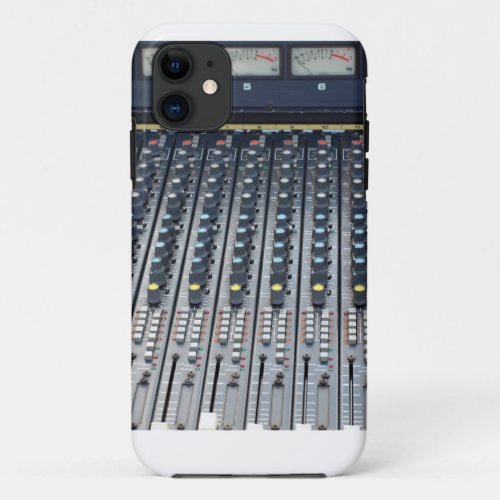 Music soundboard sound board mixer iPhone 11 case