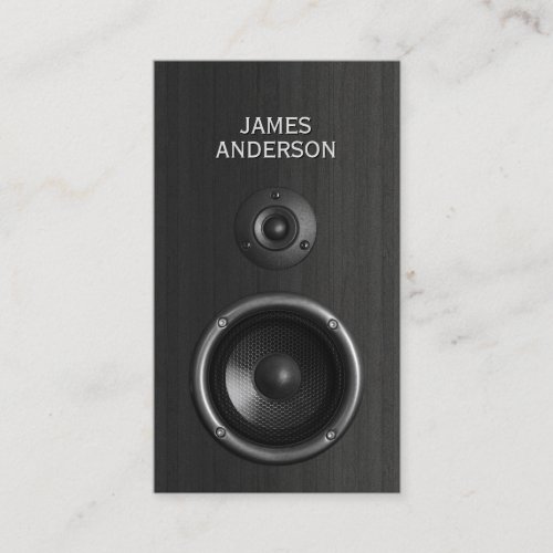 Music Speaker DJ Event Planning business cards