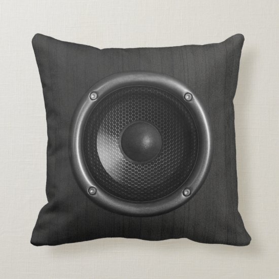 Music Speaker Funny Throw Pillow