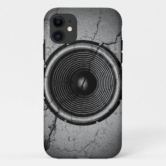 Music speaker on a cracked wall Case-Mate iPhone case (Back)