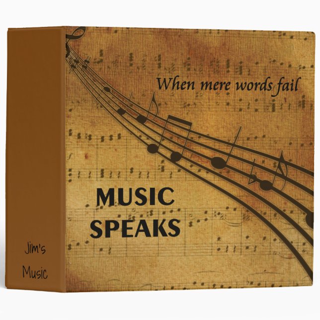 Music Speaks - 01 Binder (Front/Spine)