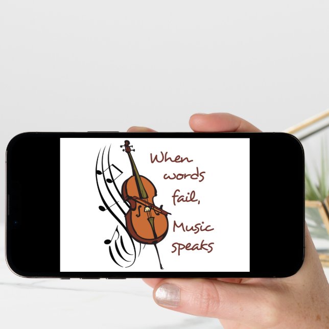 Music Speaks Card (Front Digital)