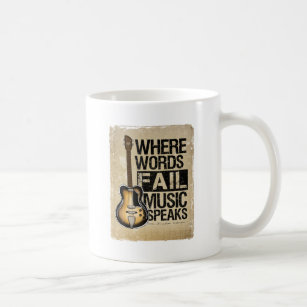 music speaks coffee mug