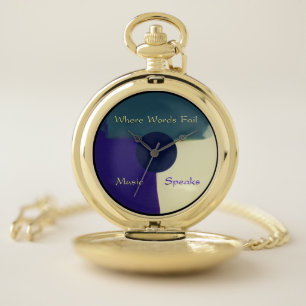 Music Speaks Pocket Watch