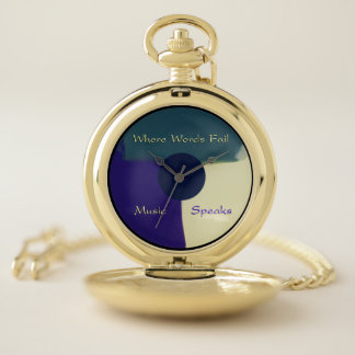 Music Speaks Pocket Watch