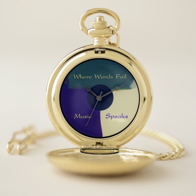 Music Speaks Pocket Watch (Inside)