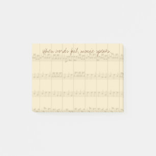 Music Speaks Post-it Notes