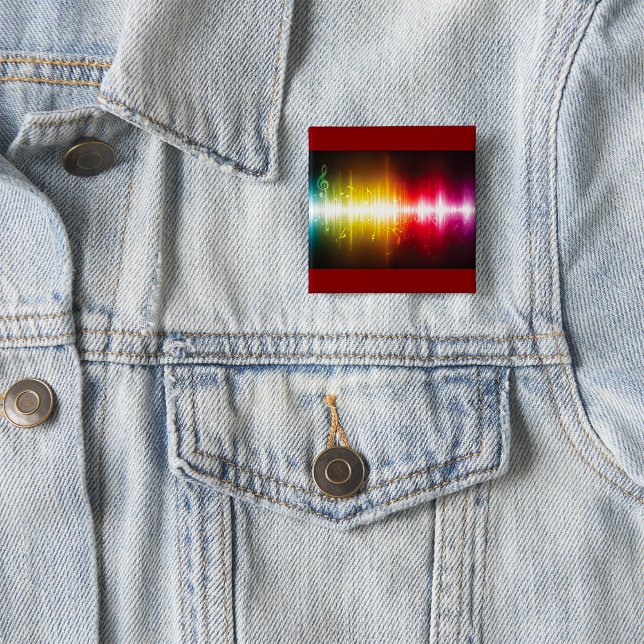 Music Spectrum Soundwave Vibrant Audio Visualizer  Button (Creator Uploaded)