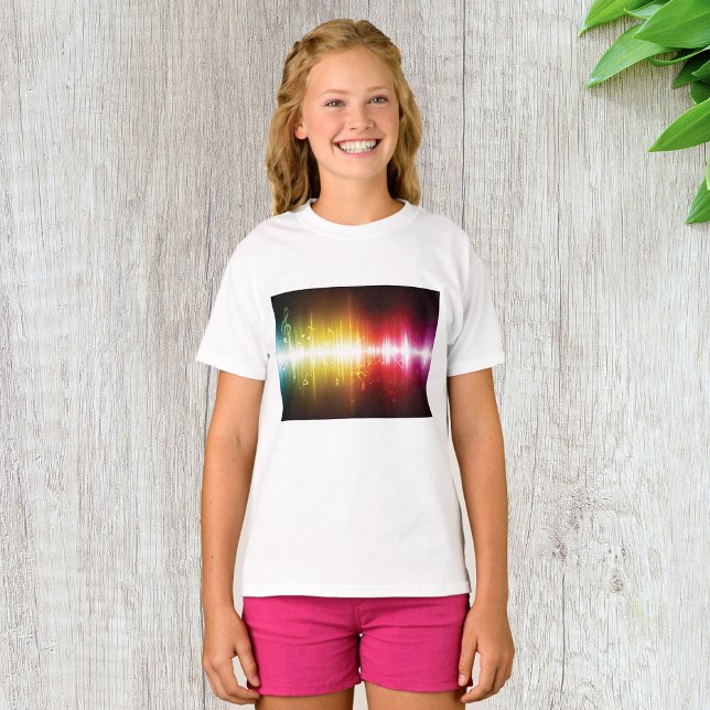 Music Spectrum Soundwave Vibrant Audio Visualizer  T-Shirt (Creator Uploaded)