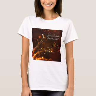 Music Staff and Notes T-Shirt