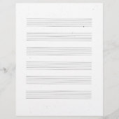 Music Staff Paper (Front)