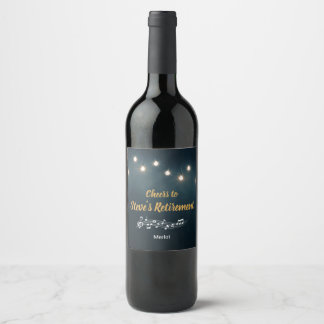 Music Stage Wine Label