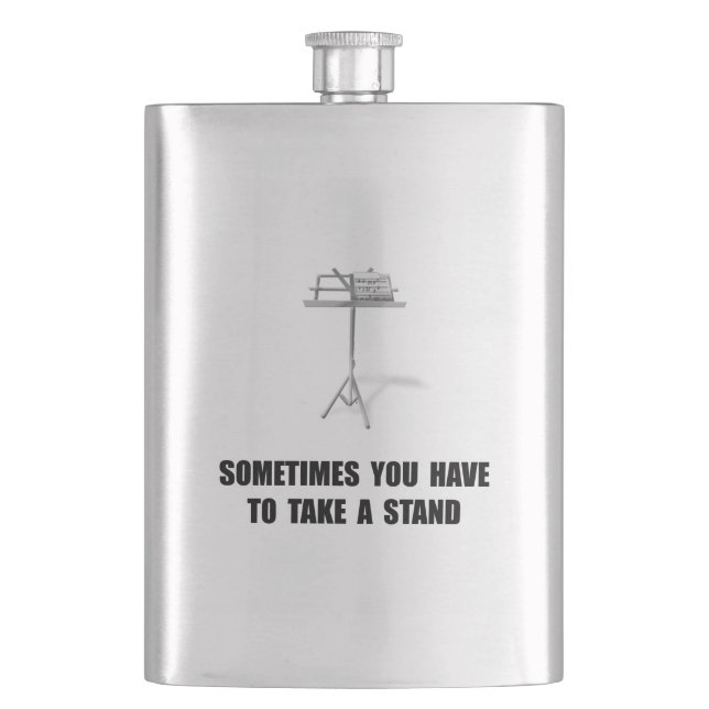 Music Stand Flask (Front)