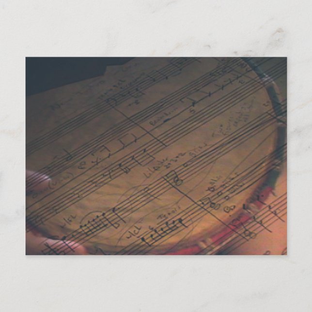 Music Stationary, Postage, and Stickers Postcard (Front)