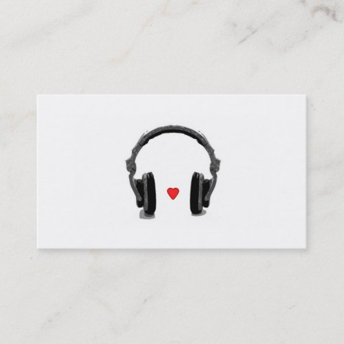 Music Store Business Card