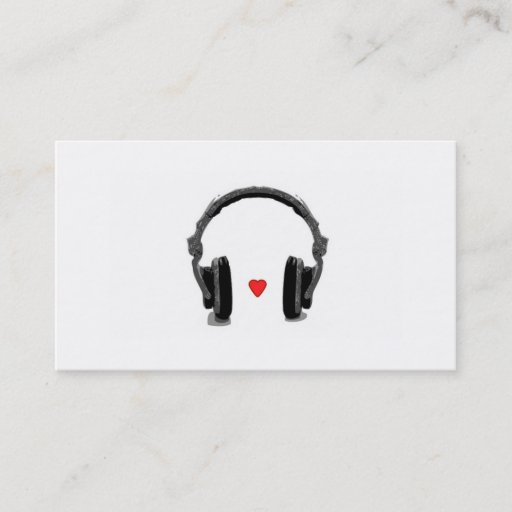 Customizable Music Store Business Card