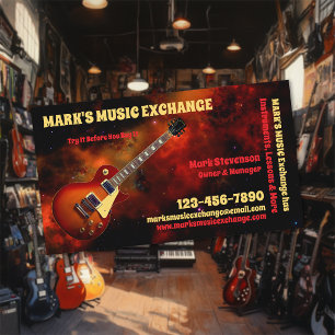 Music Store  Business Card