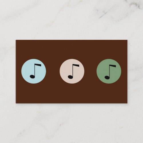 Music Store Business Card