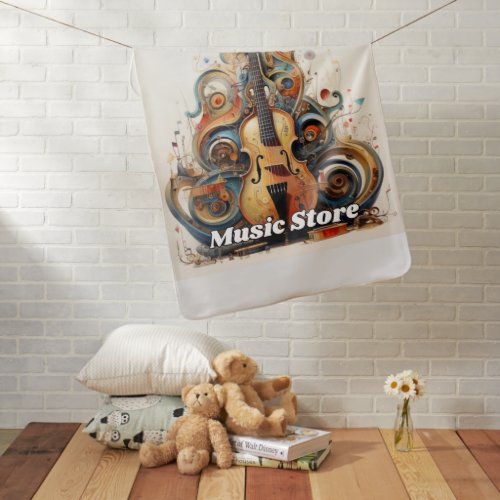 Music Store Music lessons Baby Blanket