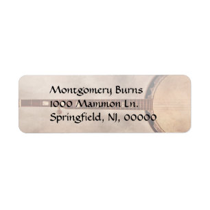 Music - String - Banjo Label