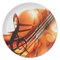 Music  Stringed Instruments Violin Destiny Dance Party Plates