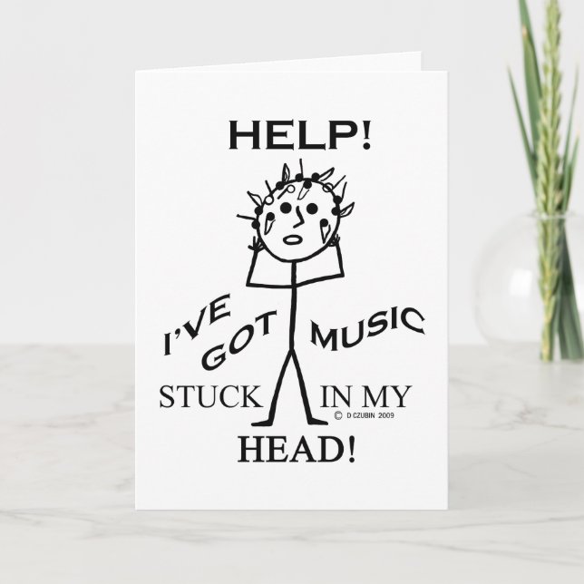 Music Stuck in My Head Card (Front)
