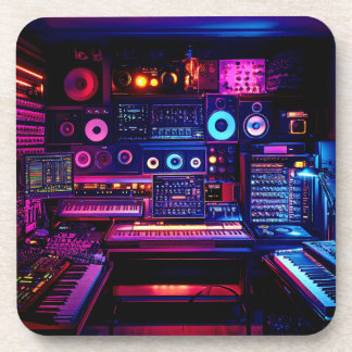 Music Studio Beverage Coaster