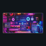 Music Studio Desk Mat<br><div class="desc">This is a piece from a series dedicated to Music Producers, DJ's, Composers, Engineers, Studios, and anyone involved in Music Creation. This piece was made after thinking of different locations for a music studio. I've seen Musicians perform in some very interesting places, like deserts and ancient ruins. They were the...</div>