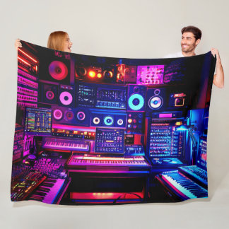 Music Studio Fleece Blanket