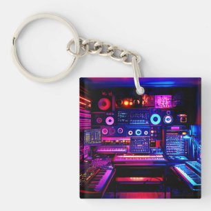Music Studio Keychain