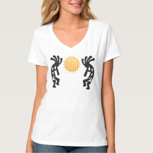 Music Sun Kokopelli Native American  T-Shirt