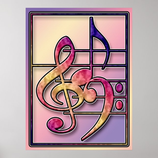 Music Symbols 2 print (Front)