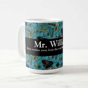 Music Teacher, Back To School, Instruments Coffee Mug