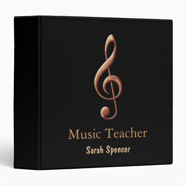 Music Teacher  - Binder (Front/Spine)