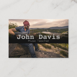 Music Teacher business card